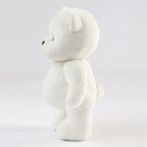 Медведь Lina TeddyTales длинношерстный, M, белый, 30 см